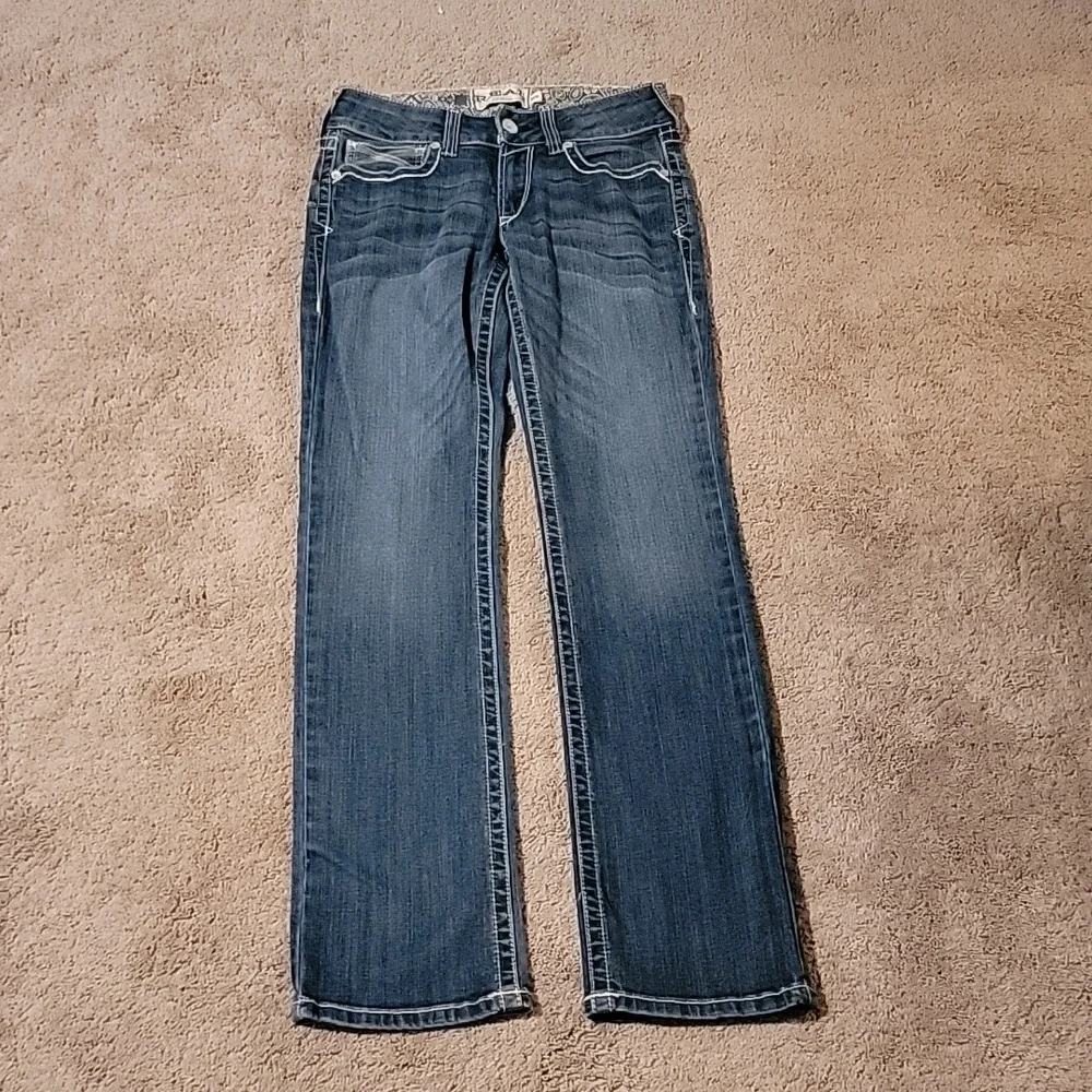 *SOLD*Ariat Women's REAL Mid Rise Bootcut Jeans - Picture 5 of 6